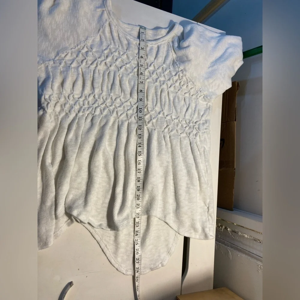Free People We the Free Snowbell Oversized Balloon Sleeve Top Small/XSmall